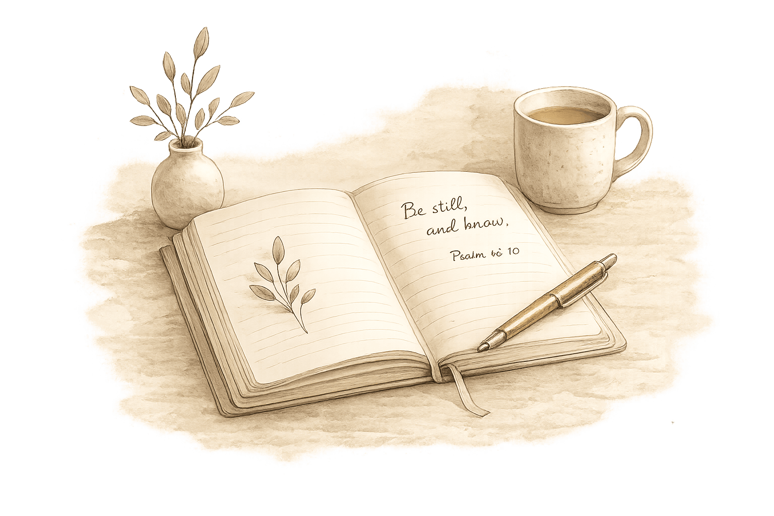 An open prayer journal