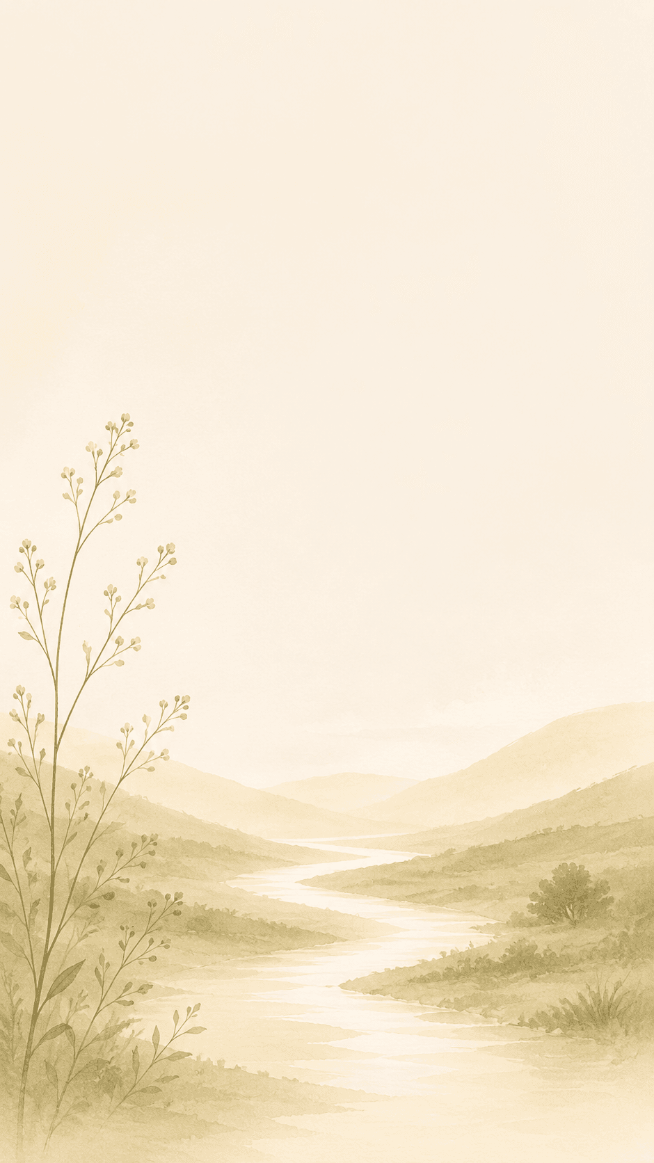 A quiet open landscape